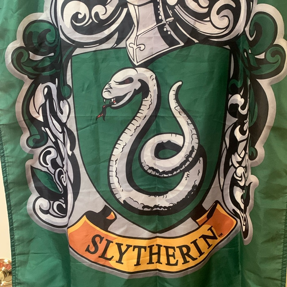 Harry Potter Slytgerin Banner and Iron on Patch